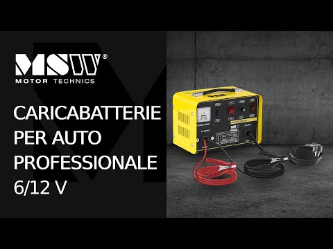 Video - Caricabatterie per auto professionale - 6/12 V - 5/8 A