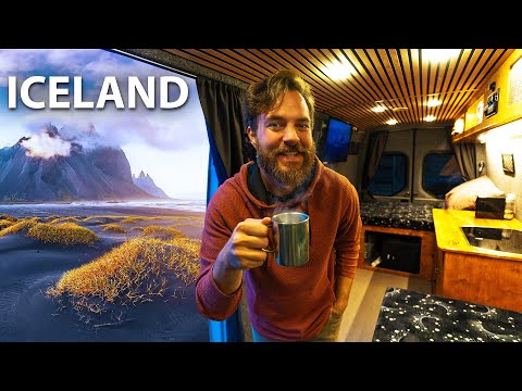 Iceland Van Camping near Ghost Towns & Ancient Lava Caves (EP 3)
