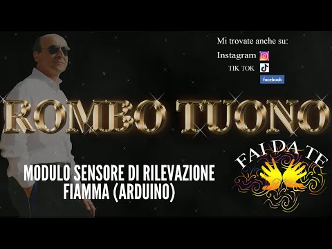 MODULO SENSORE DI RILEVAZIONE FIAMMA (ARDUINO)