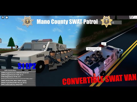Roblox | Mano County SWAT Patrol! | Mano County S1 EP2