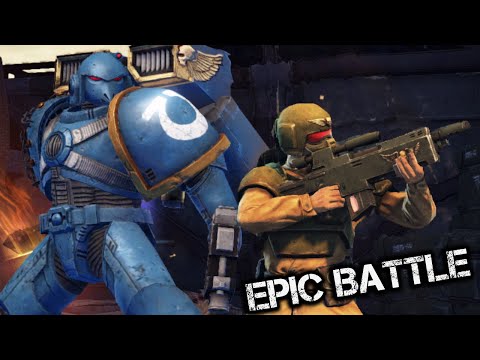 Ultramarines & Imperial Guard vs Orks! - Warhammer 40k: Space Marine | Augmented Mod 2023