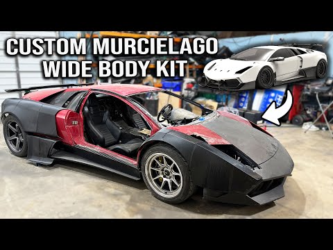 Lamborghini Murcielago Revival - 3D Printing A One Of A Kind Wide Body Kit