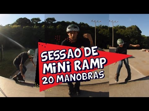 Sessão na Mini Ramp de Natal - 20 manobras