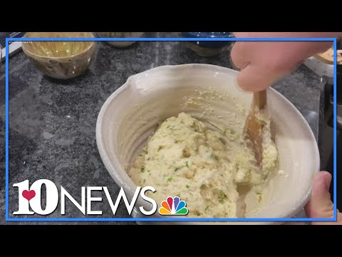 Bleu Cheese & Chive drop biscuits