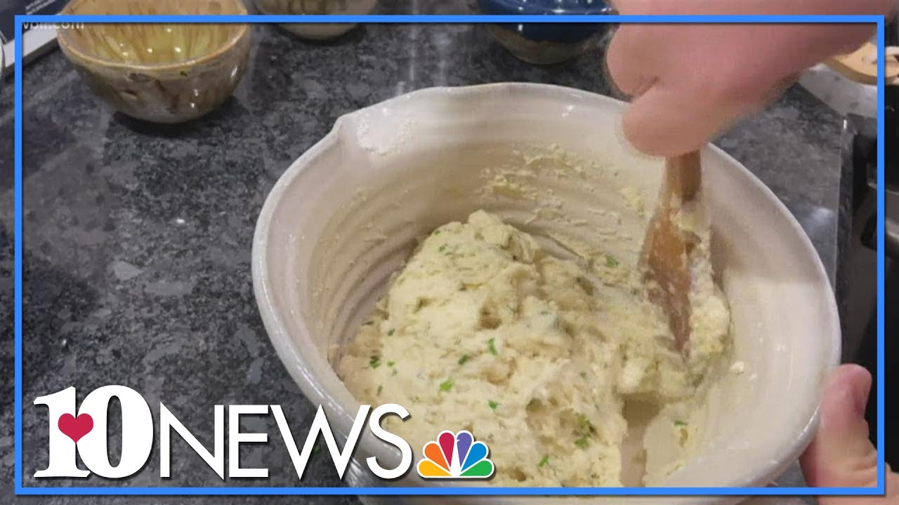 Bleu Cheese & Chive drop biscuits