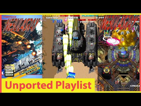 DEEP CUT SHMUP! Nebulas Ray from Namco! Pre Rendered Arcade Shmup Fun on the B Tier Side! - YouTube