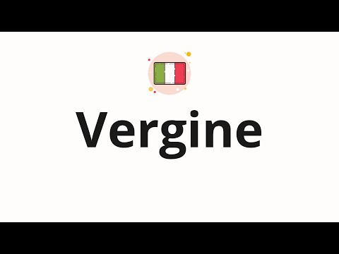 How to pronounce Vergine