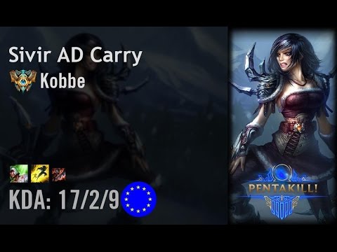 Sivir AD Carry vs Lucian - Kobbe - EUW Challenger Patch 6.6
