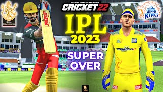 RCB vs CSK Super Over In Cricket 22 - RtxVivek