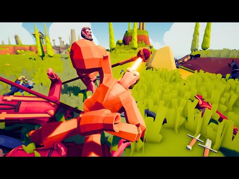 FIGHTING MASTERS + HEALERS vs 100x UNITS! Totally Accurate Battle Simulator TABS