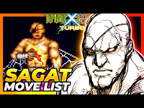 SAGAT MOVE LIST - TMNT x Justice League Turbo (TMNTXJL)