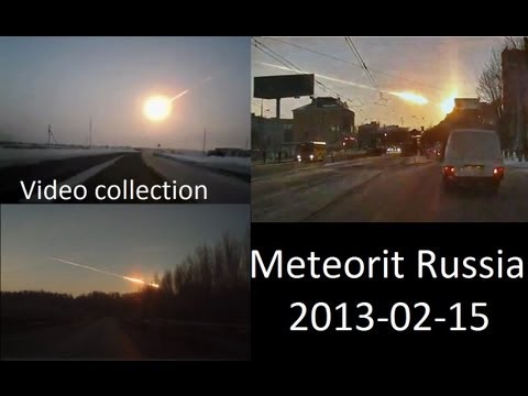 NEU -  Meteoriteinschlag Russland -  Meteor / Komet über Russia -  2013-02-15