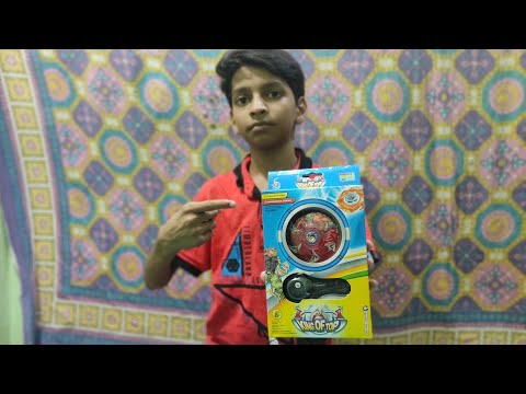 King of top Beyblade with robotic blades || King of top unboxing and royal battle