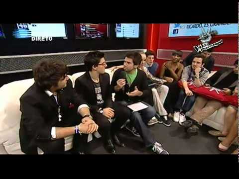 A Voz de Portugal 6ª Gala - Entrevista com "Il Volo" na Sala Vermelha