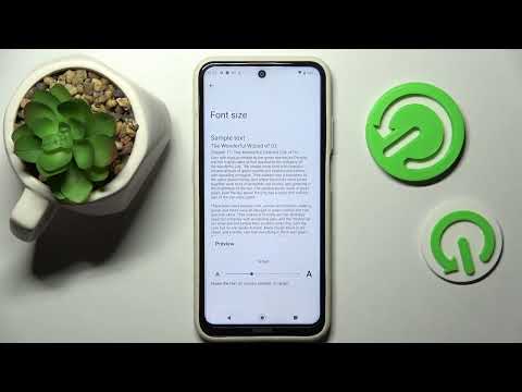 How to Change Font Size on Nokia X20 - Adjust Font Size