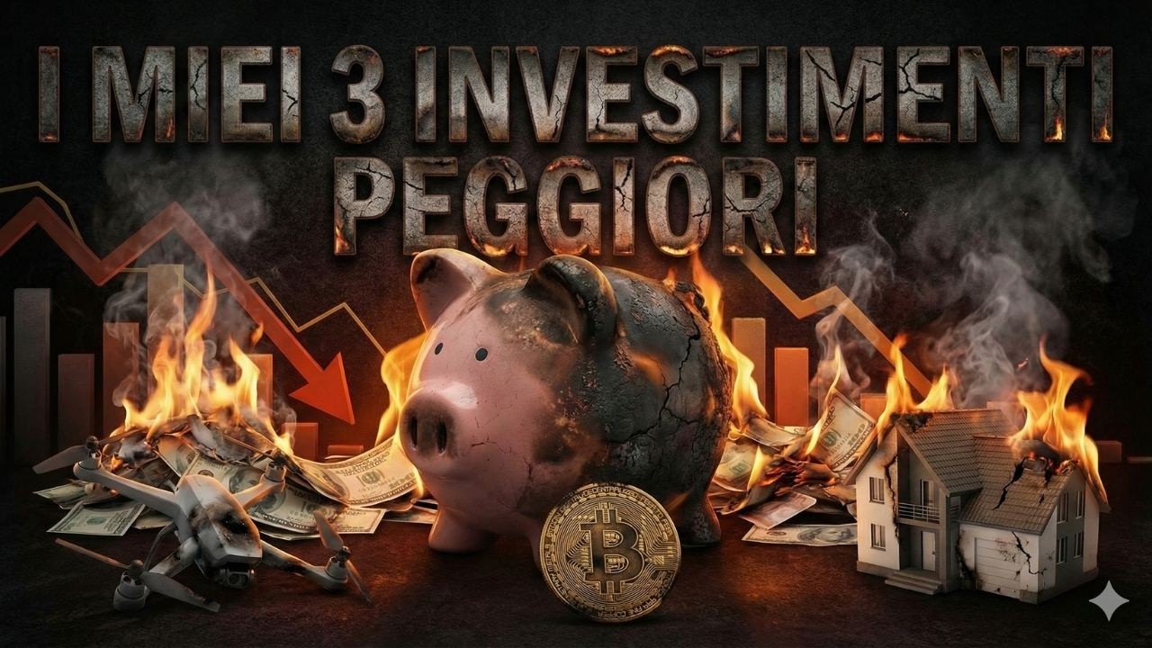 I MIEI 3 Investimenti PEGGIORI: Quanti SOLDI ci HO SMENATO?