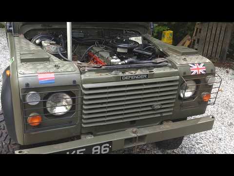 Land Rover Defender with Chevy 250, 4.1 Liter Inline 6 engine