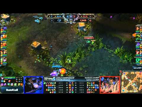 Gambit Gaming vs. CJ Entus Frost Semifinal game 2 IEM World Championship 2013 FULL GAME