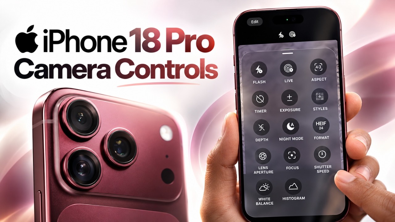 iPhone 18 Pro Camera Controls Features - What's New?