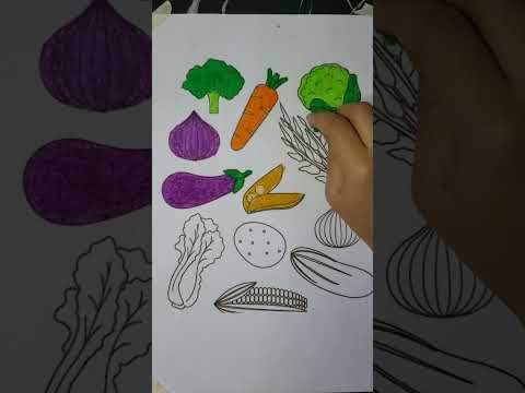 Coloring Pages For Vegetables