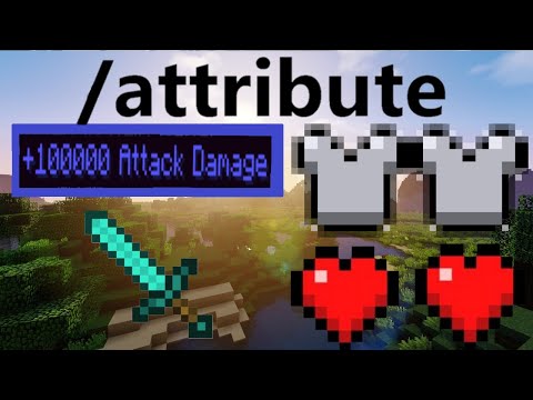 How to use attributes in Minecraft 1.16-1.19 (special items, infinite health/armor)