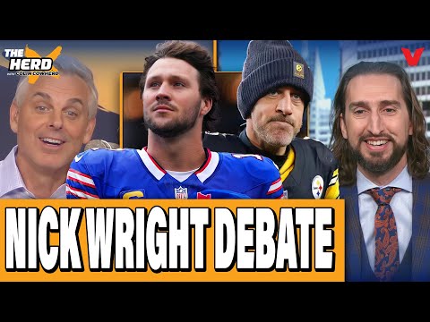 Colin Cowherd & Nick Wright DEBATE NFL Playoffs, Steelers, Bills, Eagles, Texans | THE HERD