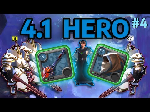 4.1 HERO CURSED STAFF -🔥8.0 ENEMIES BEWARE! 💸 30K SILVER POWERBUILD! - ALBION ONLINE MISTS #4