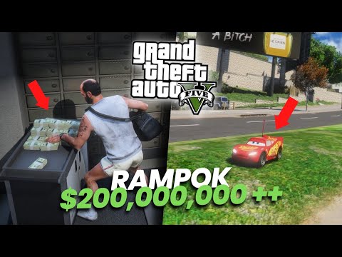 I Robed a City Bank Using a Mini RC Car in GTA 5! (Mod)