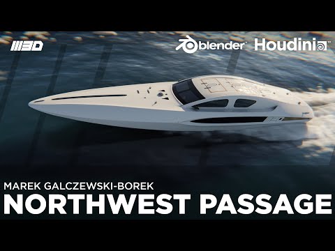 NORTHWEST PASSAGE - short animation | SideFX Houdini | Blender