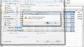 Excel 2010 Tutorial Password Protecting Excel Files Microsoft Training Lesson 28.4