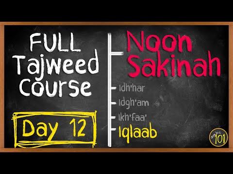 The BEST 30-day Program for Tajweed - DAY 12 | Arabic101