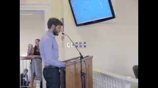 preview picture of video 'Cobourg Council Meeting, August 12, 2013: Delegations on backyard chickens'