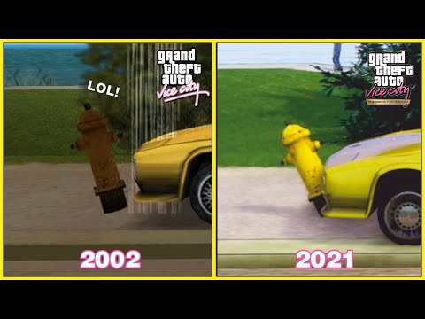 GTA Vice City: The Definitive Edition Physics & Details Comparison
