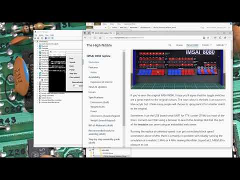 IMSAI 8080 Replica - Part 5 - Testing to see if the SMD components work - STB317