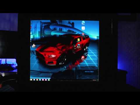 Transparent LCD Side Panel Case Window V2 Mod Demo