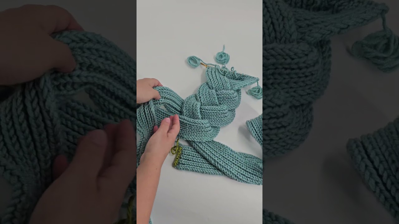 Cable Scarf is now on Etsy #knitting #handmade #knittigpattern #scarf