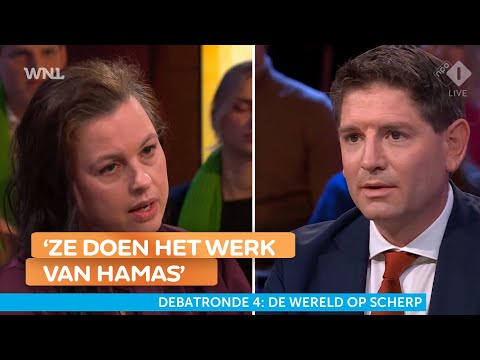 Nanninga (JA21) en Paternotte (D66) botsen over Rode Lijn-demonstranten: 'Nuttige idioten van Hamas'