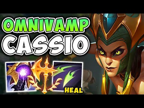 OMNIVAMP CASSIOPEIA IS A LEGIT CHEAT CODE IN SEASON 11! (E HEALS LIKE CRAZY) - League of Legends