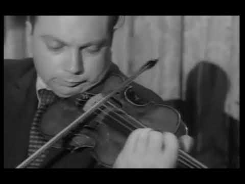 (Vintage clips) Isaac Stern plays Wieniawski Polonaise No. 1 in D Major