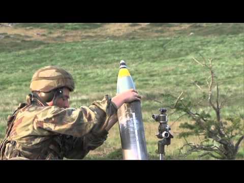 2 Artillery Regiment Shoot-120mm Mortars and 105mm Light Guns, July 2013