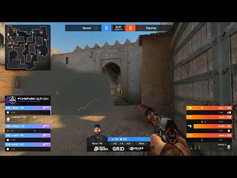 Dignitas vs Sprout  CSGO Funspark ULTI 2021   HIGHLIGHTS !!!