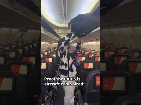 Proof the Bambini PARIS Travel Stroller is aircraft cabin-sized #holiday #travelstroller