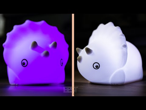 Awesome Little Dinosaur Silicone Light With Color Changing - Unboxing + Review