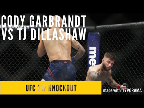 T.J. Dillashaw KOs Cody Garbrandt