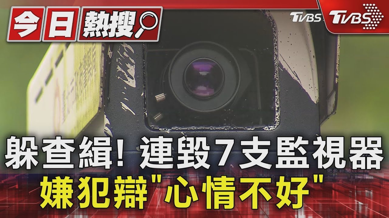 馬英九住家旁　「7電眼遭噴漆」