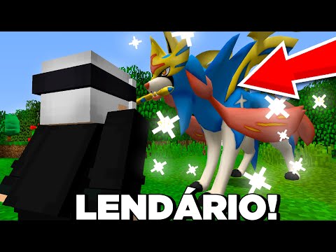 MEU PRIMEIRO POKÉMON LENDÁRIO NO MINECRAFT!!