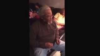Dad singing to Johnnie Taylor Are You Lonesome