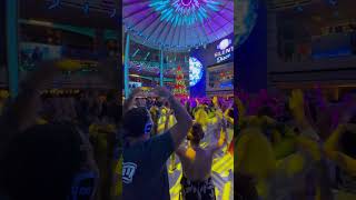Silent Disco Christmas Party the Piazza Star Princess #princesscruises #silentdisco #starprincess