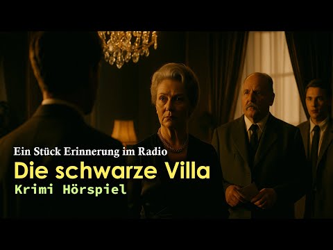Ein Stück Erinnerung im Radio - Die schwarze Villa  - Krimi Hörspiel