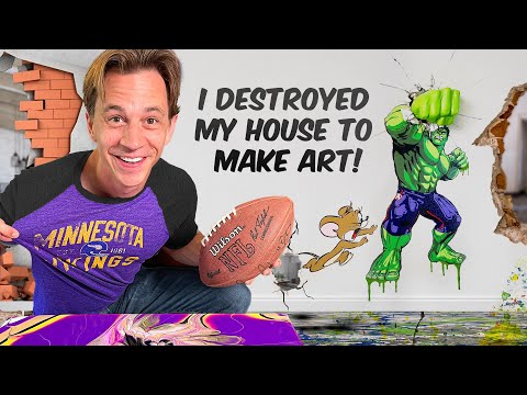 I destroyed my house to make art!